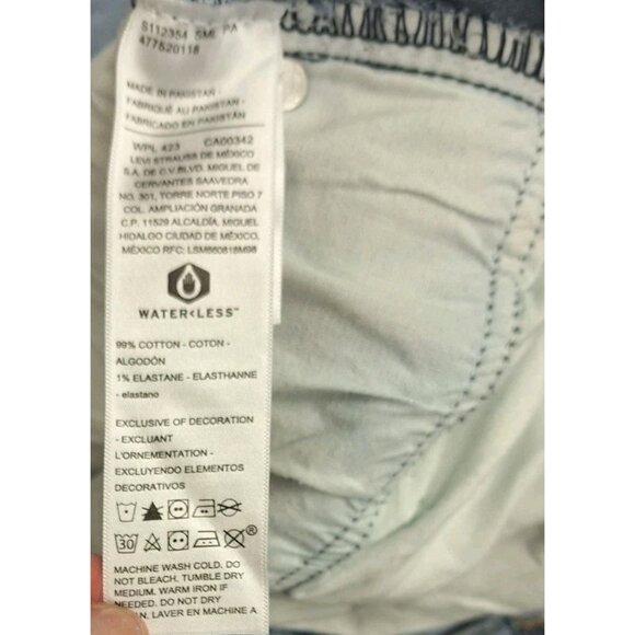 Denizen From Levi's Men's Blue Jeans 38x30 Slim Straight - Picture 5 of 6